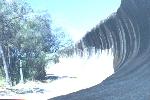 wide view of the Wave Rock