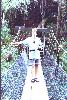 Erik on a suspension bridge near the Karri Valley Resort