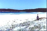 the beach and sand dunes at Bremer Bay