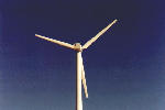 close-up of a windmill