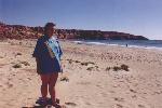 Christiane on Maslin Beach (nudist section)