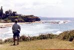 Erik contemplating the coast north of Wollongong